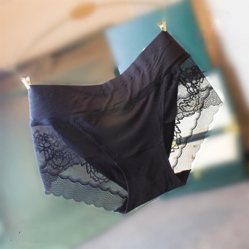 Quần lót nữ cạp cao gen bụng phối ren trẻ trung sexy PT139