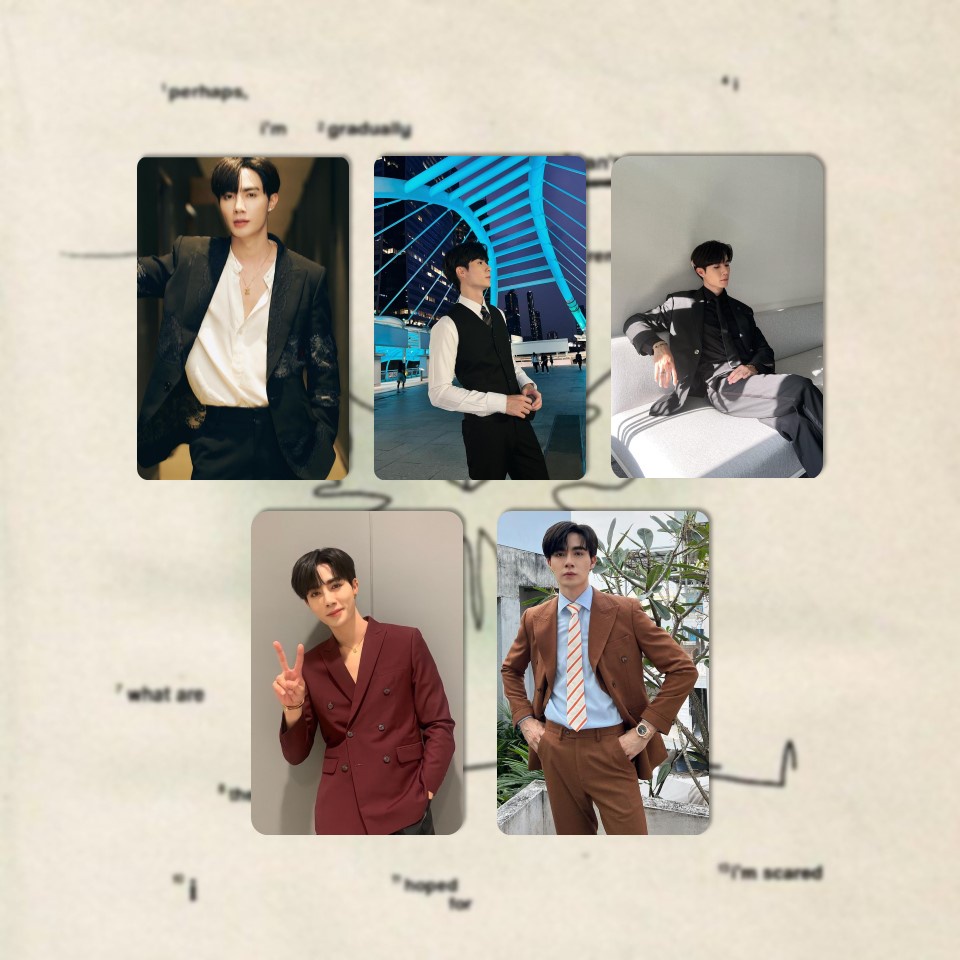 Set ảnh thẻ bo góc Zee Pruk