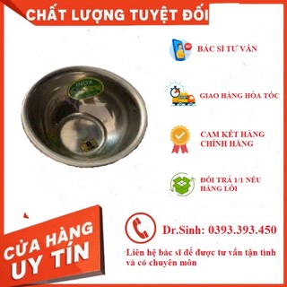 Bát inox đựng mặt nạ, cồn, nước muối... Đường kính 8cm dùng trong phòng khám, spa,TMV