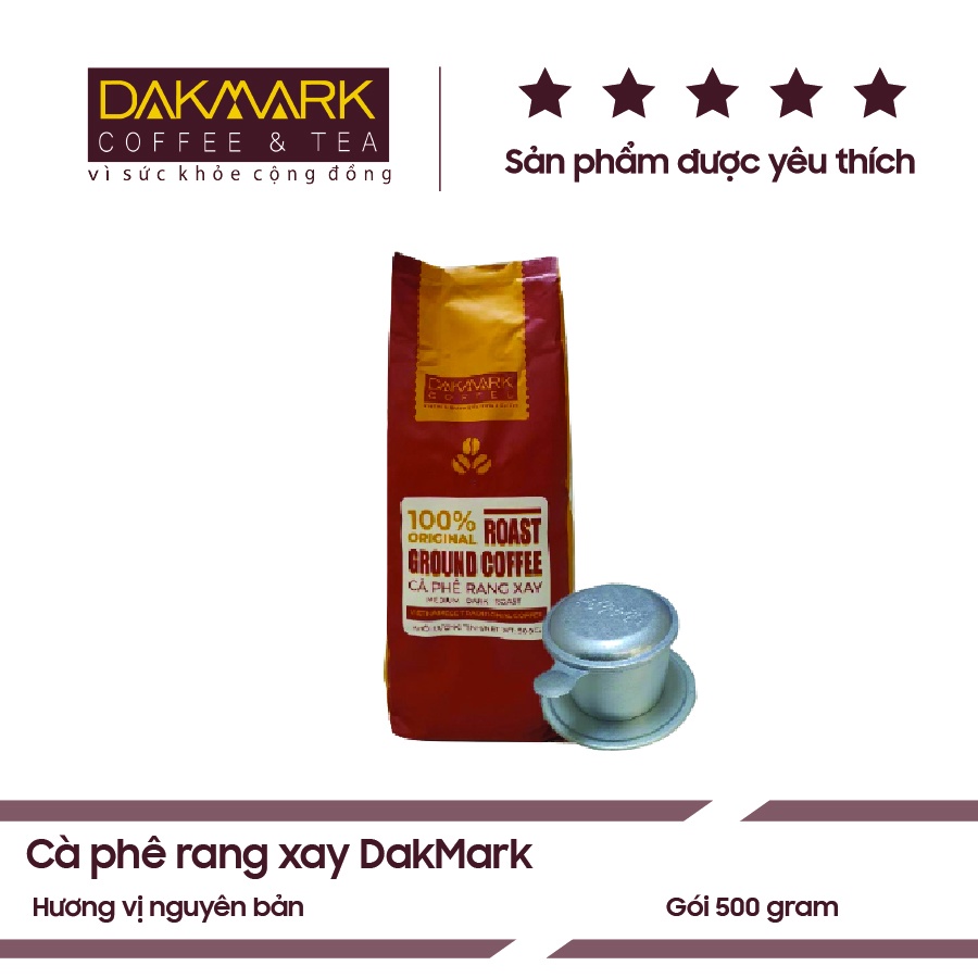 Cà phê Rang xay Dakmark (500g) - Dakmark