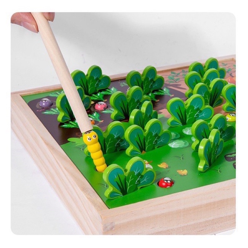 Đồ chơi nông trại bắt sâu nhổ củ cải Bomkidshop