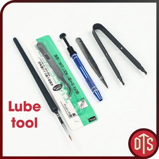 Bộ dụng cụ lube switch bàn phím cơ | Gắp stem | Switch puller | Nhíp | Cọ lube switch | Lube tools | DoubleT store