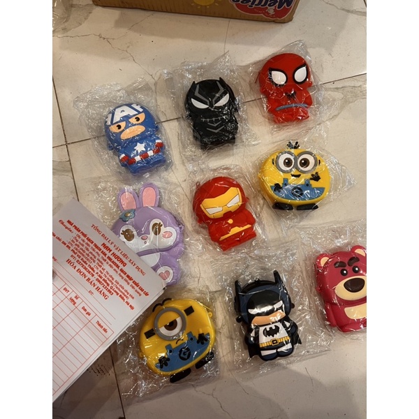 Túi minion cho bé,túi gấu đeo chéo,túi siêu nhân cho bé trai bé gái