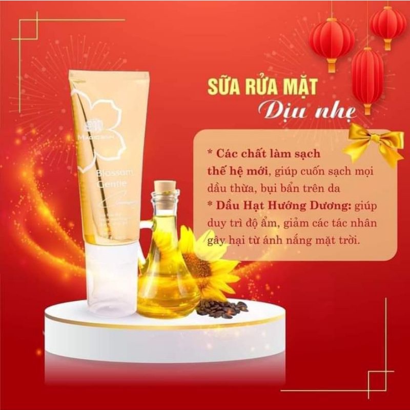 Sữa rửa mặt dịu nhẹ Blossom Gentle Cleansing Magic Skin