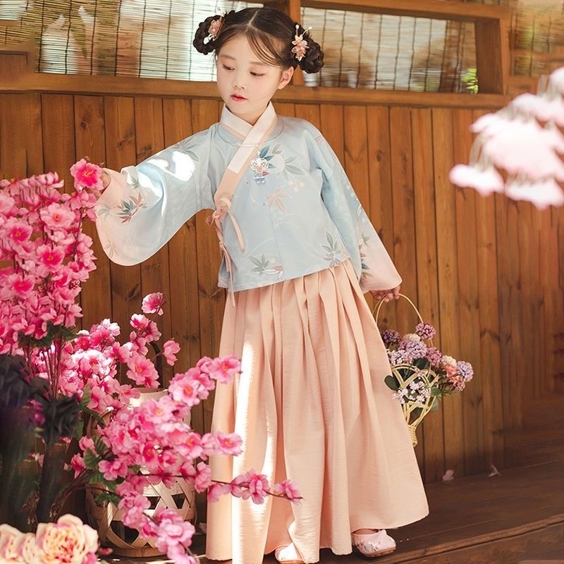 Babyfair. Bộ Hán Phục Phong Cách Trung Hoa Cổ Điển Cho Bé Gái