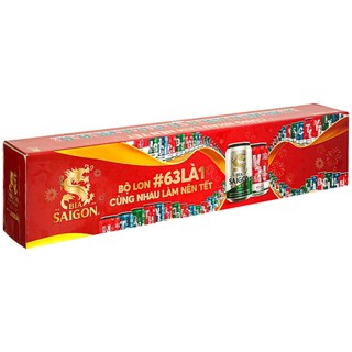 Thùng 64 lon bia Sài Gòn Lager 330ml phiên bản đặc biệt