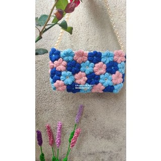 Túi Hoa len ghép Lala (Handmade)
