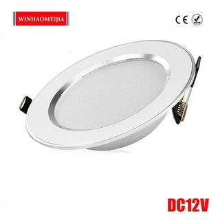  Đèn LED Downlight 6W 9W 12W 15W 24W DC 12V Bằng Hợp Kim Nhôm Gắn Trần Nhà Trang Trí 