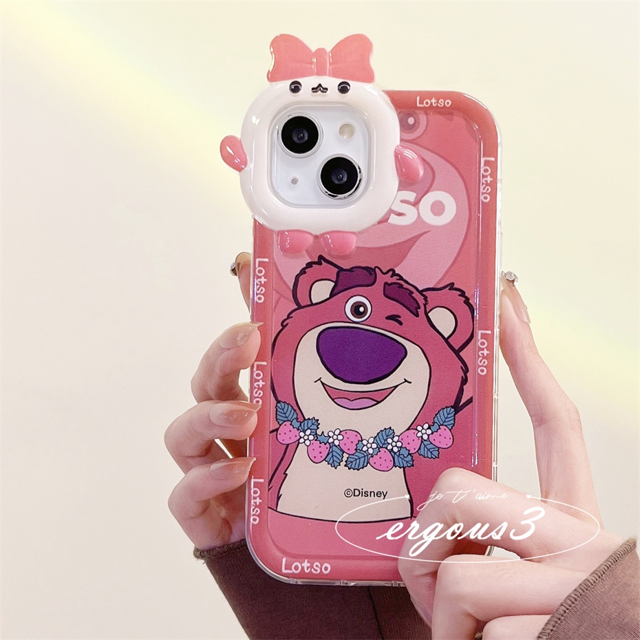 Ốp ĐiệN ThoạI HọA TiếT Lotso Cho iPhone 14 13 12 11 Pro Max Se 2020 X Xr Xs Max 7 8 Plus
