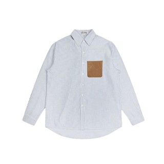 Áo Sơ Mi Sọc Unisex Cổ Điển