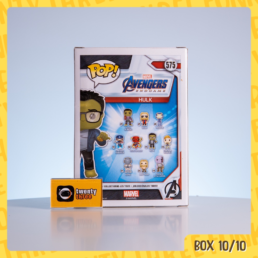 Mô hình Funko Pop •  Hulk 575 • Avengers Endgame
