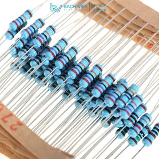 bịch 10 Điện trở 1/2W thông dụng 0,75ohm-2.2kohm, điện trở thông dụng
