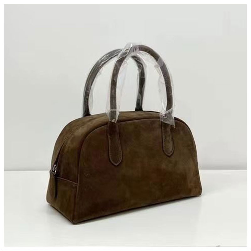 Mischa Túi Xách Đeo Vai Phủ Lông Sức Chứa Lớn Màu Trơn Thời Trang Thu Đông