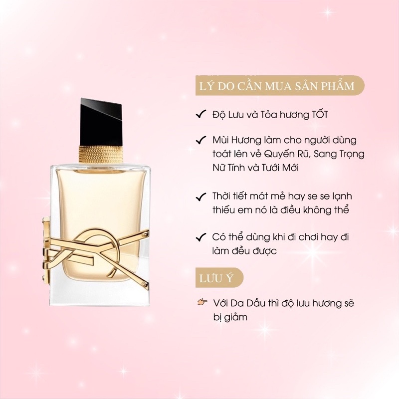Nước hoa nữ YSL Libre EDP