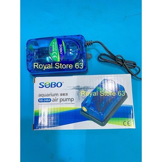 Sobo sb248a máy tạo oxy 1 vòi cho bể cá cảnh