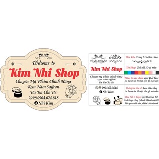 Bảng Tên Shop, đạo cụ chụp hình bán hàng online - treo shop - Livestream