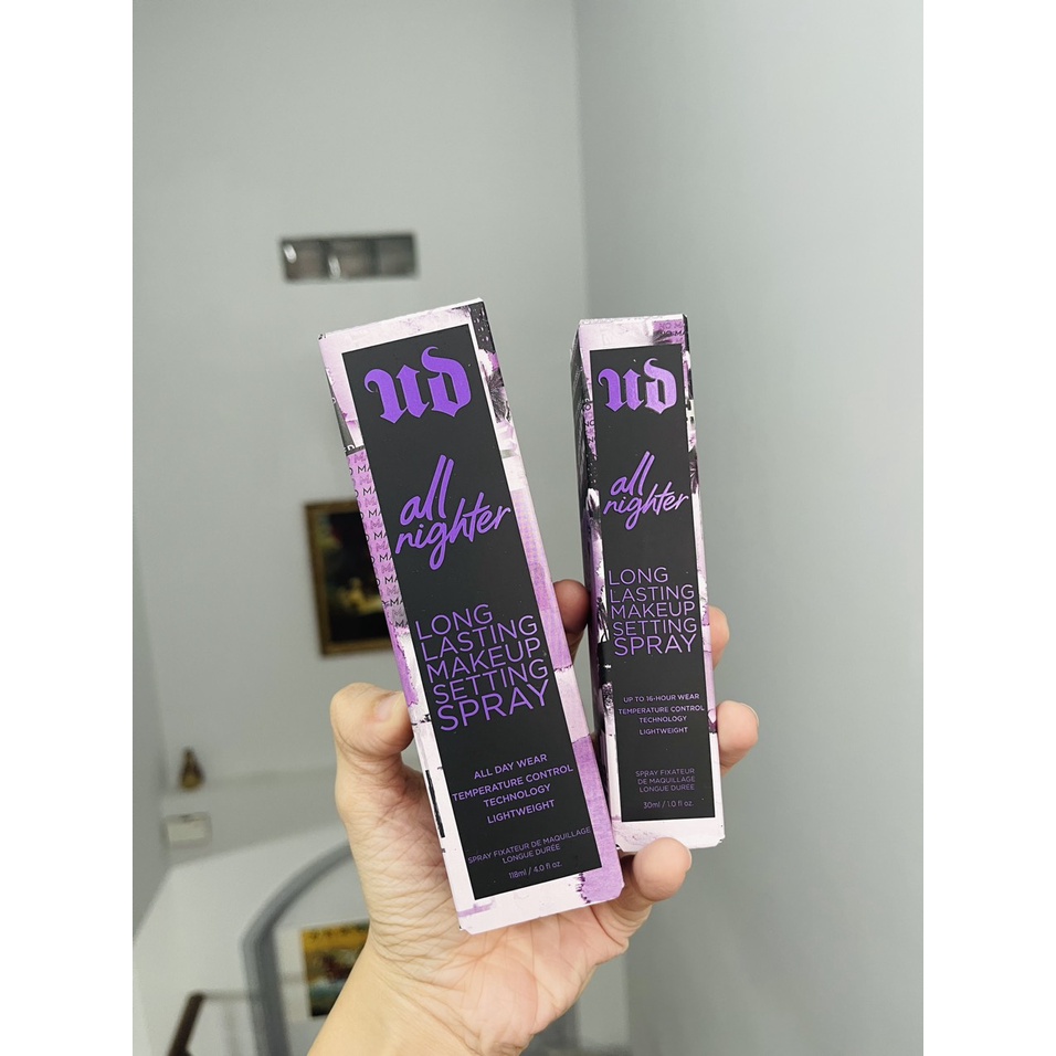 XỊT KHÓA MAKEUP URBAN DECAY ALLNIGHTER MAKEUP SETTING SPRAY