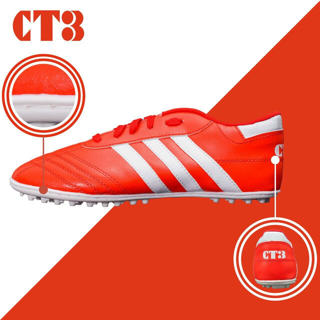 Giày 3 sọc bóng đá_giày 3 sọc đá bóng_giày 3 sọc đá banh CT3_sân mini cỏ nhân tạo