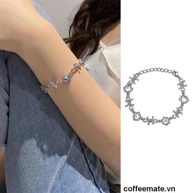 【coffeemate】⚡ Dây Chuyền Mặt Đá Mặt Trăng Thời Trang Harajuku Cá Tính Sang Trọng