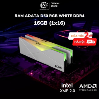 Ram Adata XPG D50 RGB 16GB DDR4 3200Mhz - White