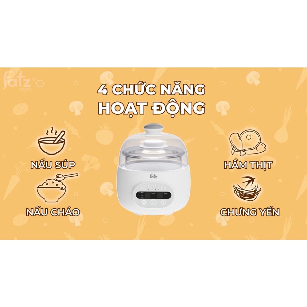 Nồi hầm cách thủy (1.0L) FATZBABY - STEW 3 - FB9111ZT