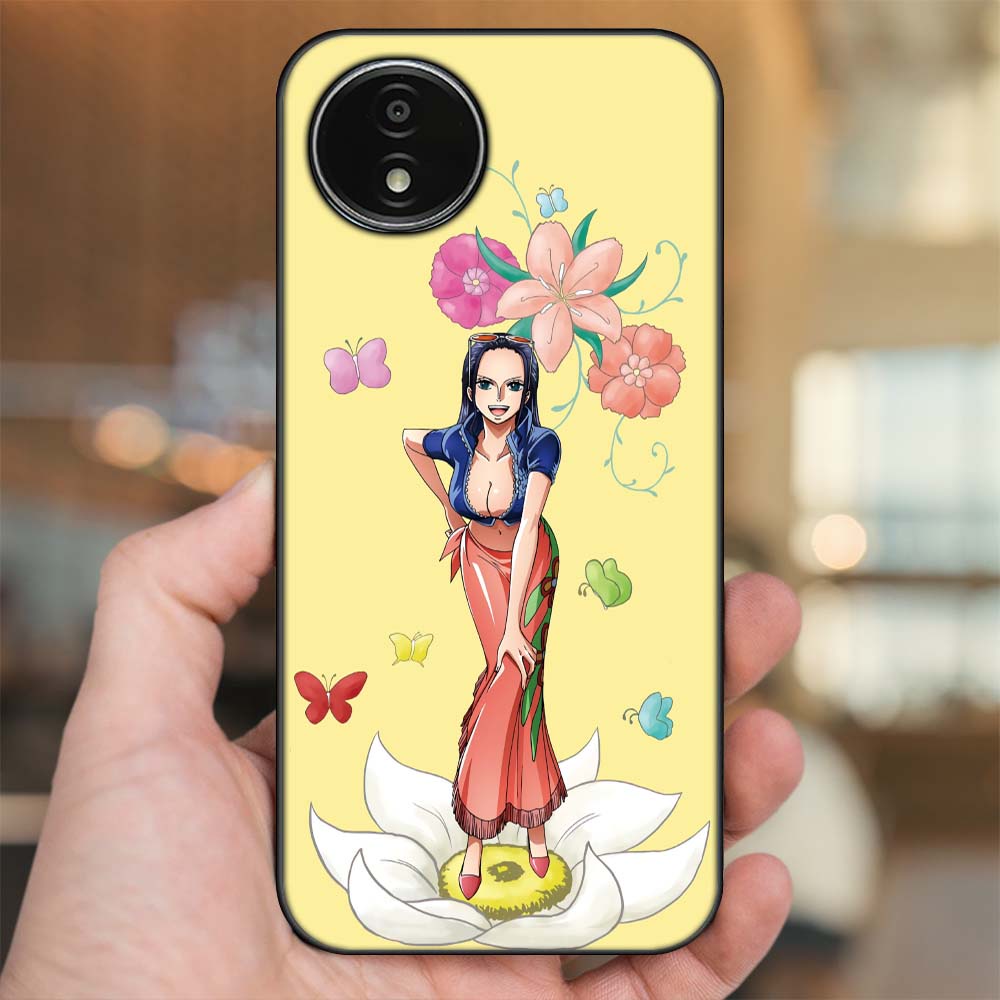 Ốp lưng Vivo Y02 viền đen in hình Nico Robin One Piece Đảo Hải Tặc