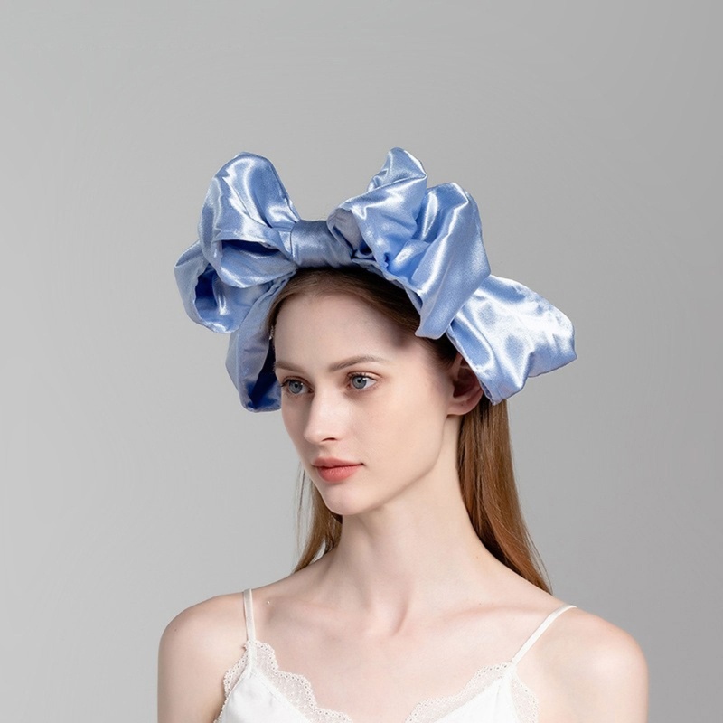 Băng Đô Cài Tóc Đính Nơ To Hóa Trang Dễ Thương Cho Bạn Gái