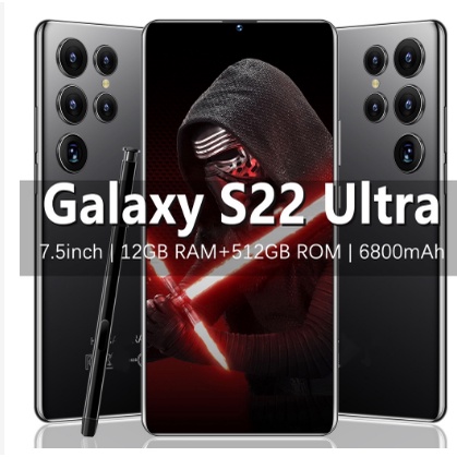 【COD】Điện Thoại Di Động Chính Hãng Galaxy S22 Ultra 7.5inch 12BG+512BG Android Điện Thoại 5G Giá Rẻ Bảo Hành Chính Hãng