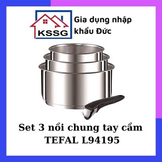 Set 3 nồi chung tay cầm tefal l94195