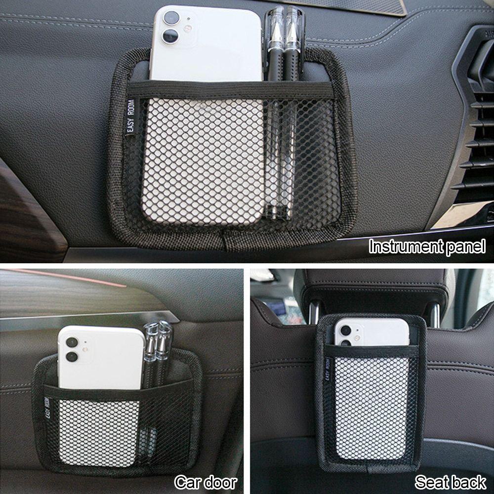 Túi Da PU Đựng Điện Thoại Gắn Xe Hơi Tiện Lợi