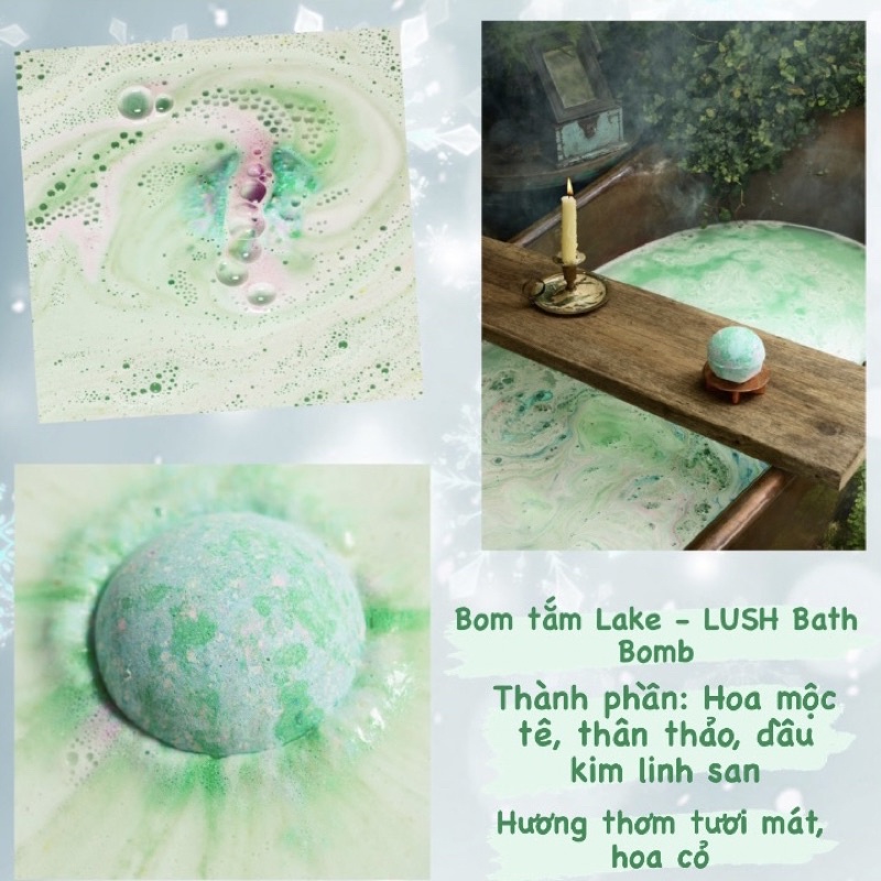 Bom tắm LUSH - Lakes bath bomb