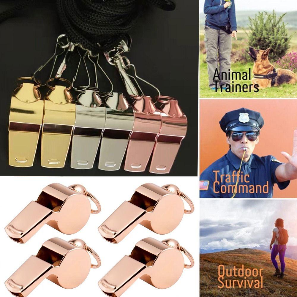 MUVAKO Bộ 2 Còi Thổi Bằng Thép Không Gỉ Dùng Cho Các Bữa Tiệc