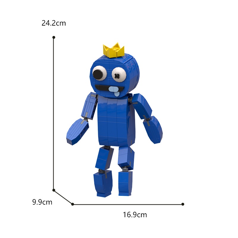 Moc Đồ Chơi Mô Hình Nhân Vật Hoạt Hình Monster Blue Man Blue Monster