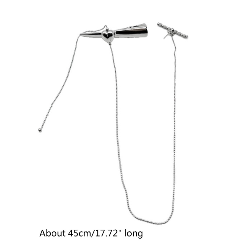 Ghim Cài Áo Hình Trái Tim Chống Trượt Thời Trang Cho Nữ