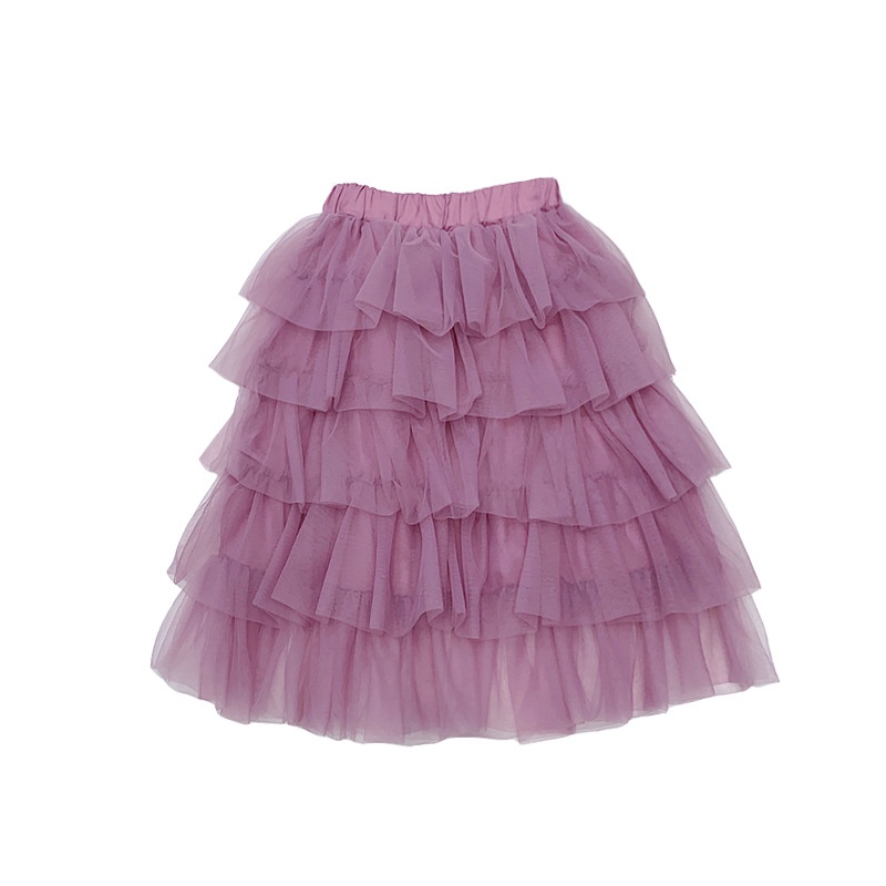Chân váy xếp ly nhiều tầng cho bé Smum, Đầm công chúa dáng dài nhiều tầng cho bé gái model 2023