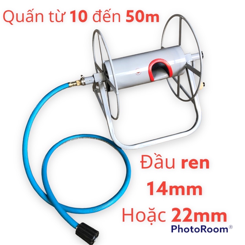 Rulo quấn dây cho máy rửa xe gia đình,máy rửa xe mini cầm tay,ren 22mm và 14mm