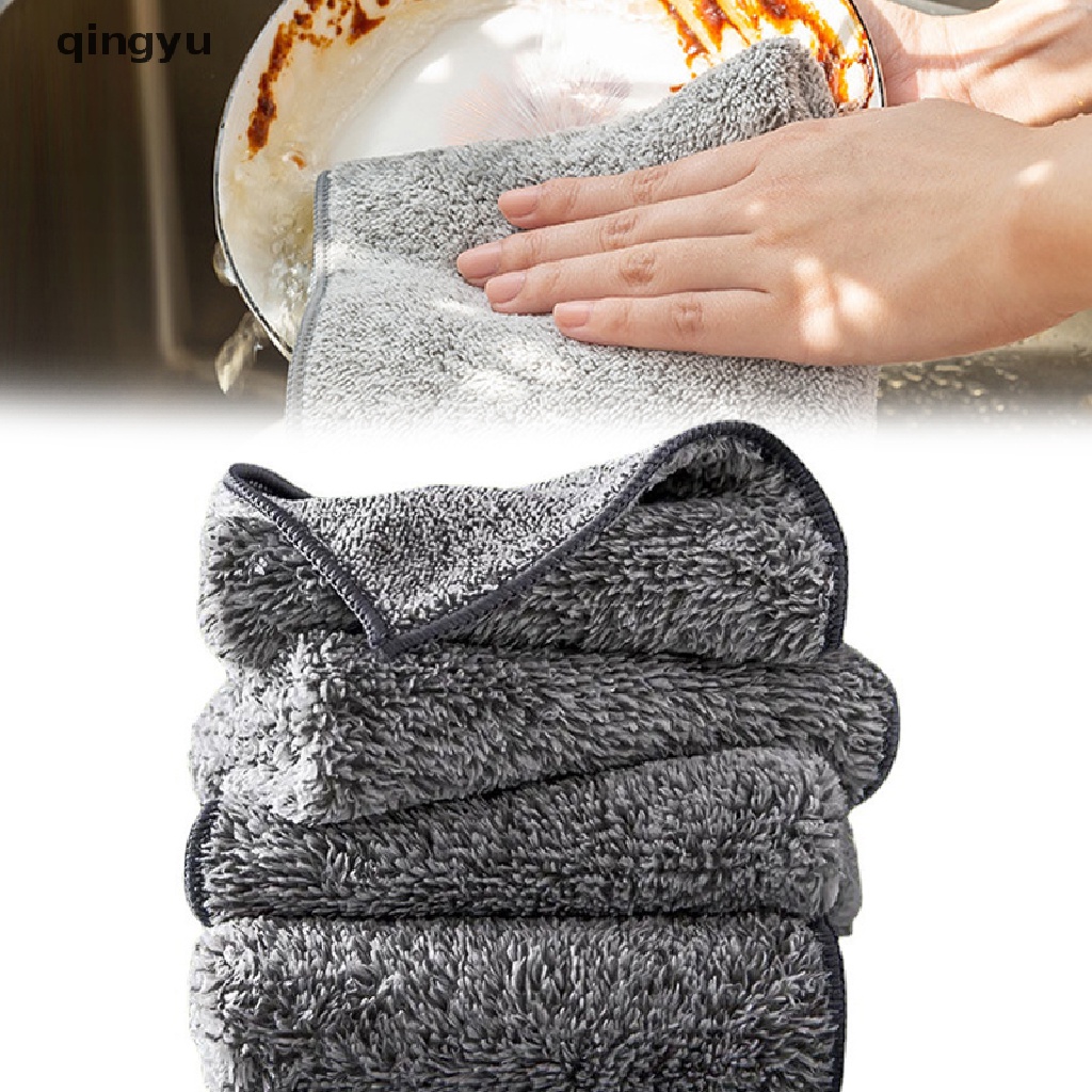 Bộ 5 Khăn Lau Bếp Sợi Than Tre Chống Dầu Mỡ Hiệu Quả