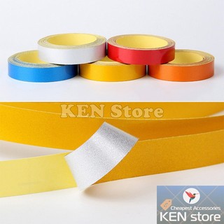 Cuộn decal phản quang 5m dán xe đạp, xe máy, ô tô
