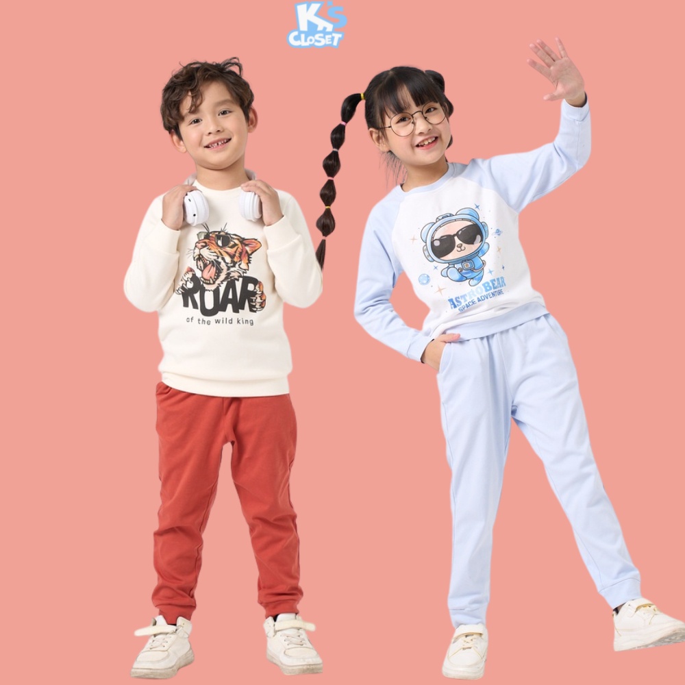 Bộ Quần Áo Jumper / Dài Tay Cho Bé Trai và Bé Gái (1-9 Tuổi) K's Closet E006TWF / E033TWF / E082TWF TM