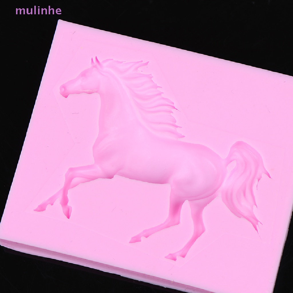 Khuôn Silicon Làm Bánh / Kẹo / Xà Phòng Hình Ngựa Một Sừng Dễ Thương