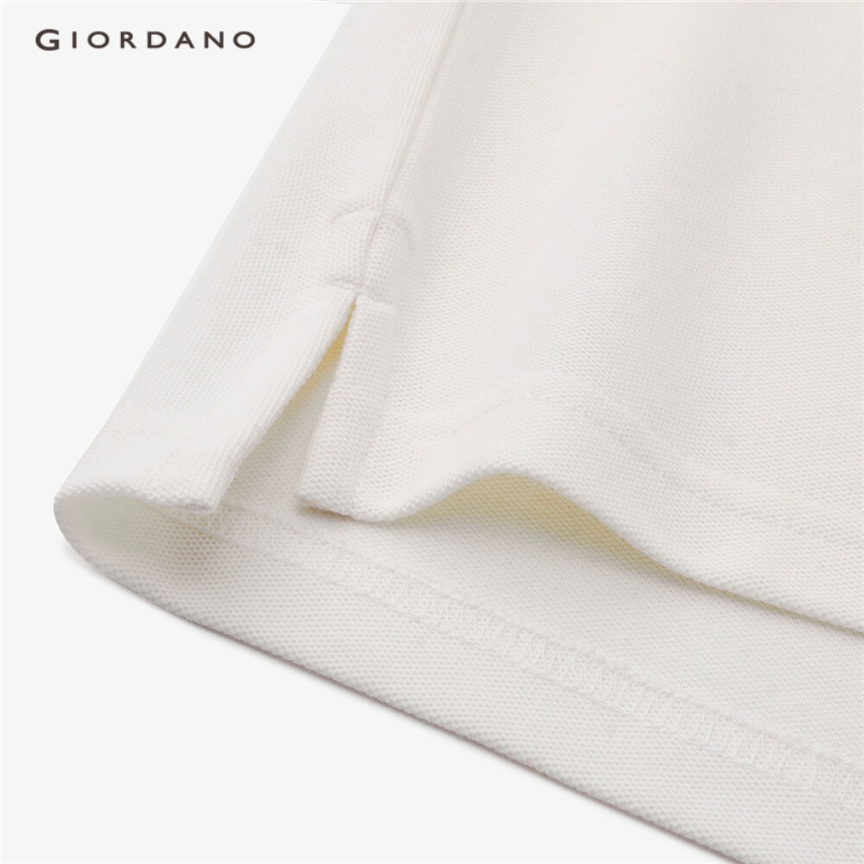 GIORDANO Áo Polo nam tay ngắn vải mát mùa hè dã ngoại nhiều màu tùy chọn 13013022