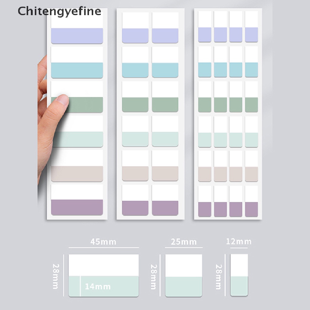 Set 240 Thẻ Đánh Dấu Trang Sách Nhiều Màu Sắc Có Thể Tháo Rời