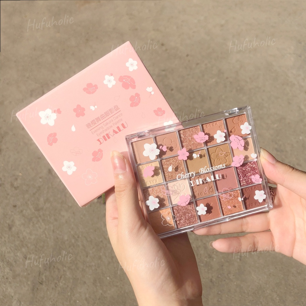 Bảng mắt 20 ô Holdlive Evening sakura dance eyeshadow palette