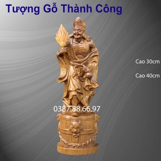 Tượng tế công cao 30cm và 40cm chất liệu gỗ bách xanh nguyên khối