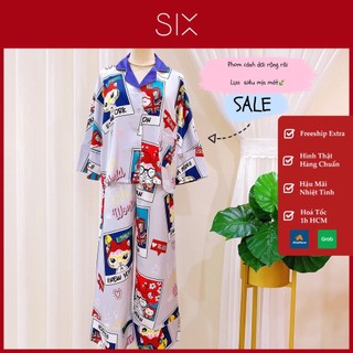 Đồ bộ xinh mặc nhà lụa cao cấp giá sốc six homewear