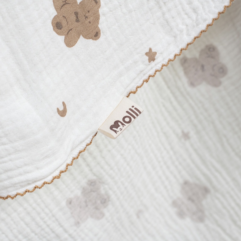 Khăn Tắm Xô Sợi Tre Đa Năng Oganic Molli- Hàng Made In Việt Nam