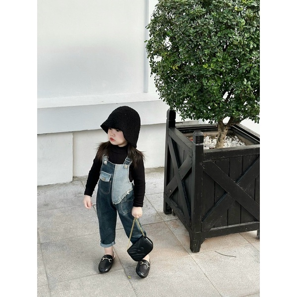 Mũ Len Cụp Vành Hàn Xẻng Dành Cho Bé Gái