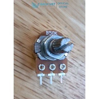 chiếc áp - triết áp - biến trở volume 3 chân ĐƠN-ĐÔI 1k, 5k, 10k, 20k, 50k, 100k, 500k, 1M BIẾN TRỞ XANH, biến trở vặn