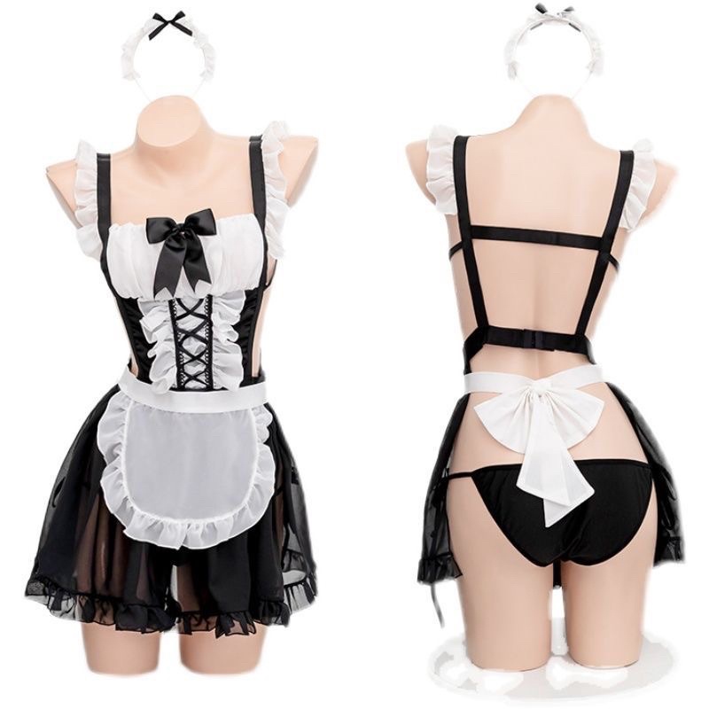 Bộ hoá trang hầu gái cao cấp / Set Cosplay kèm phụ kiện sexy | BigBuy360 - bigbuy360.vn