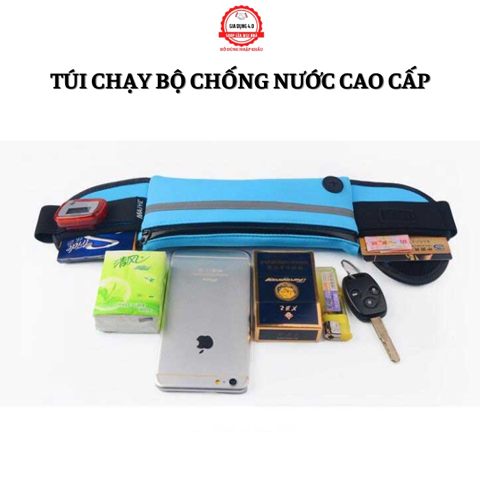 Túi đeo bụng chạy bộ Nam Nũ túi thể thao chống nước cao cấp